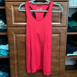Zyia Red Copper Charges Tank Sz L